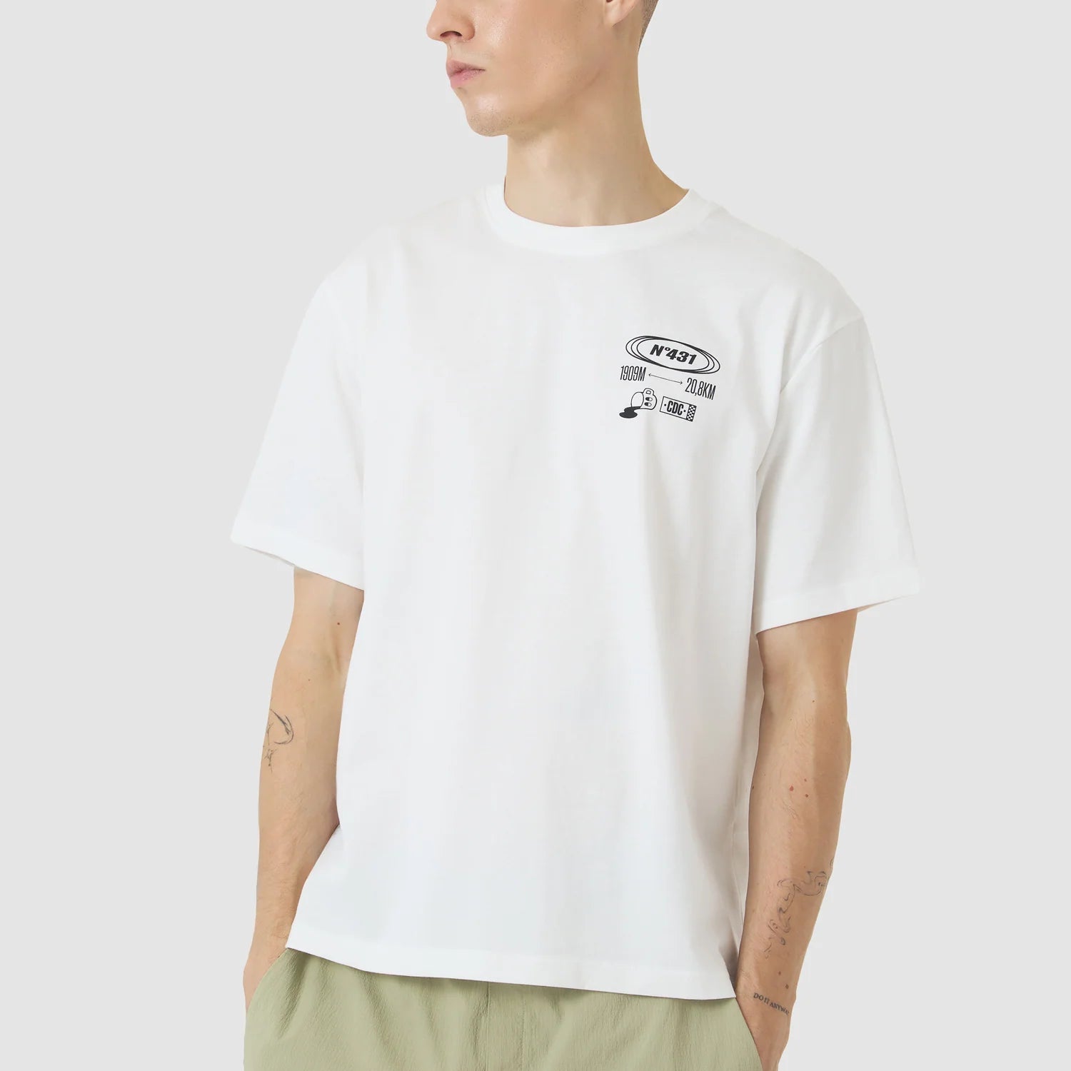 Cafe du Cycliste Col Ventoux T-Shirt - White