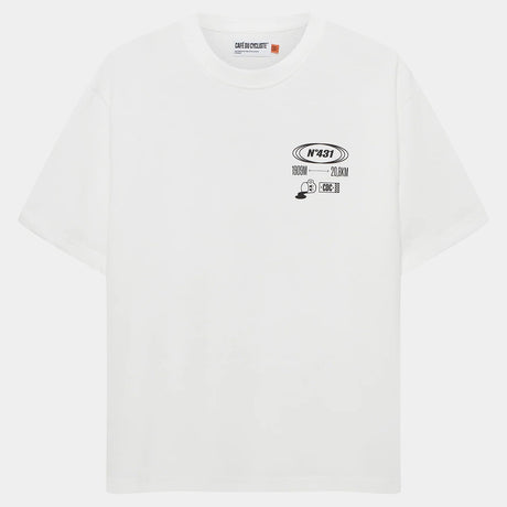 Cafe du Cycliste Col Ventoux T-Shirt - White