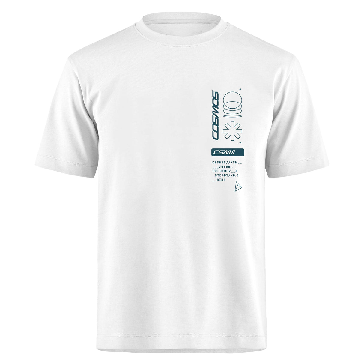 T-Shirt Cosmos Collection - Bianco All4cycling