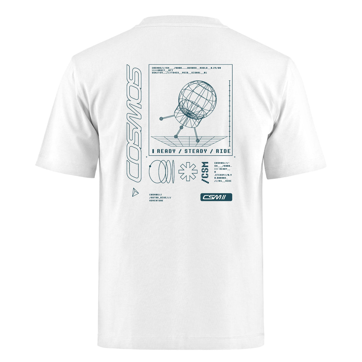 T-Shirt Cosmos Collection - Bianco All4cycling