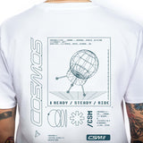 T-Shirt Cosmos Collection - Bianco All4cycling