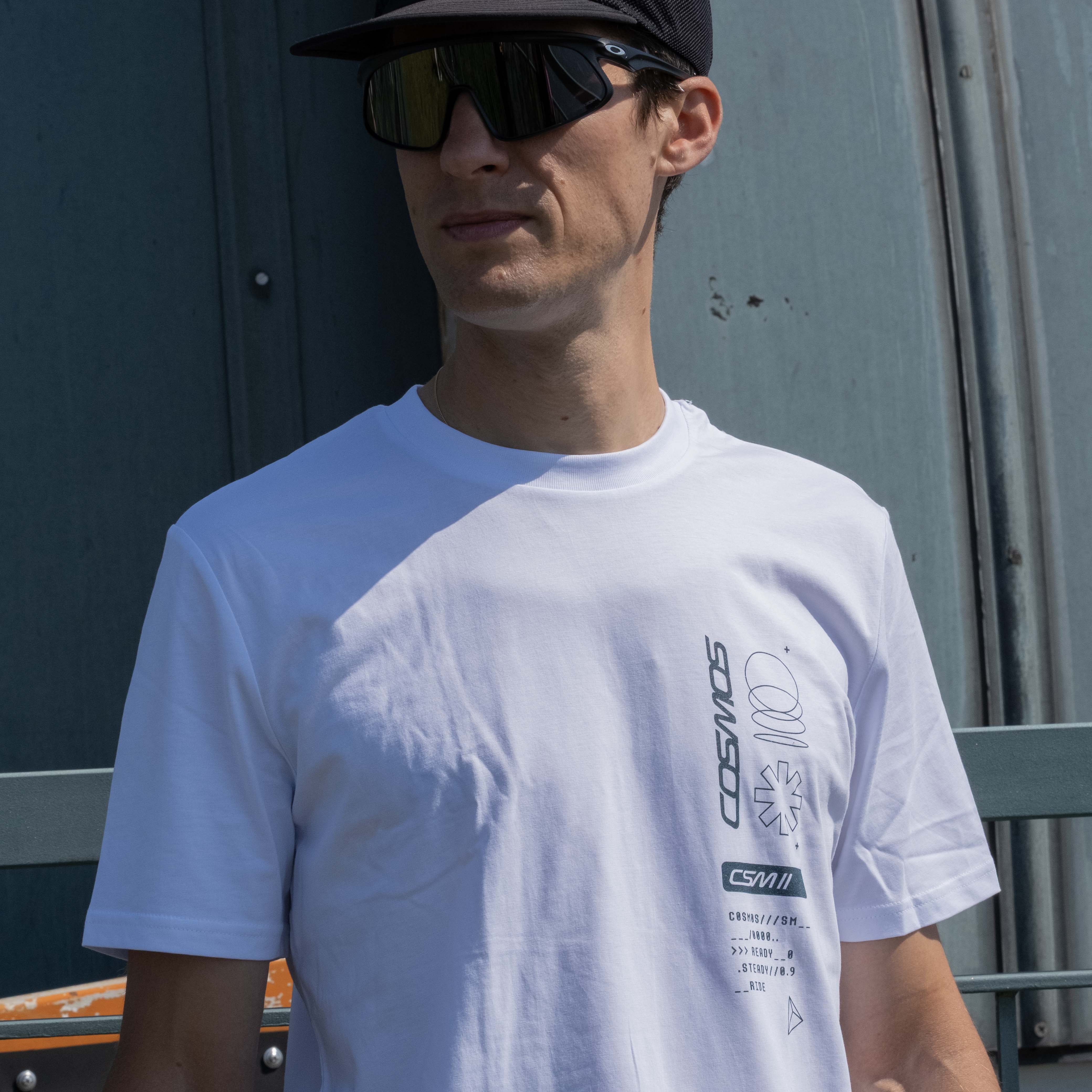 T-Shirt Cosmos Collection - Bianco All4cycling