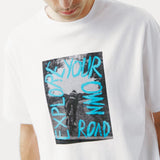 T-Shirt Pas Normal Studios Off-Race Graphic - Bianco Pas Normal Studios