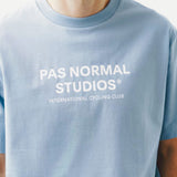 T-Shirt Pas Normal Studios Off-Race Logo - Azzurro Pas Normal Studios