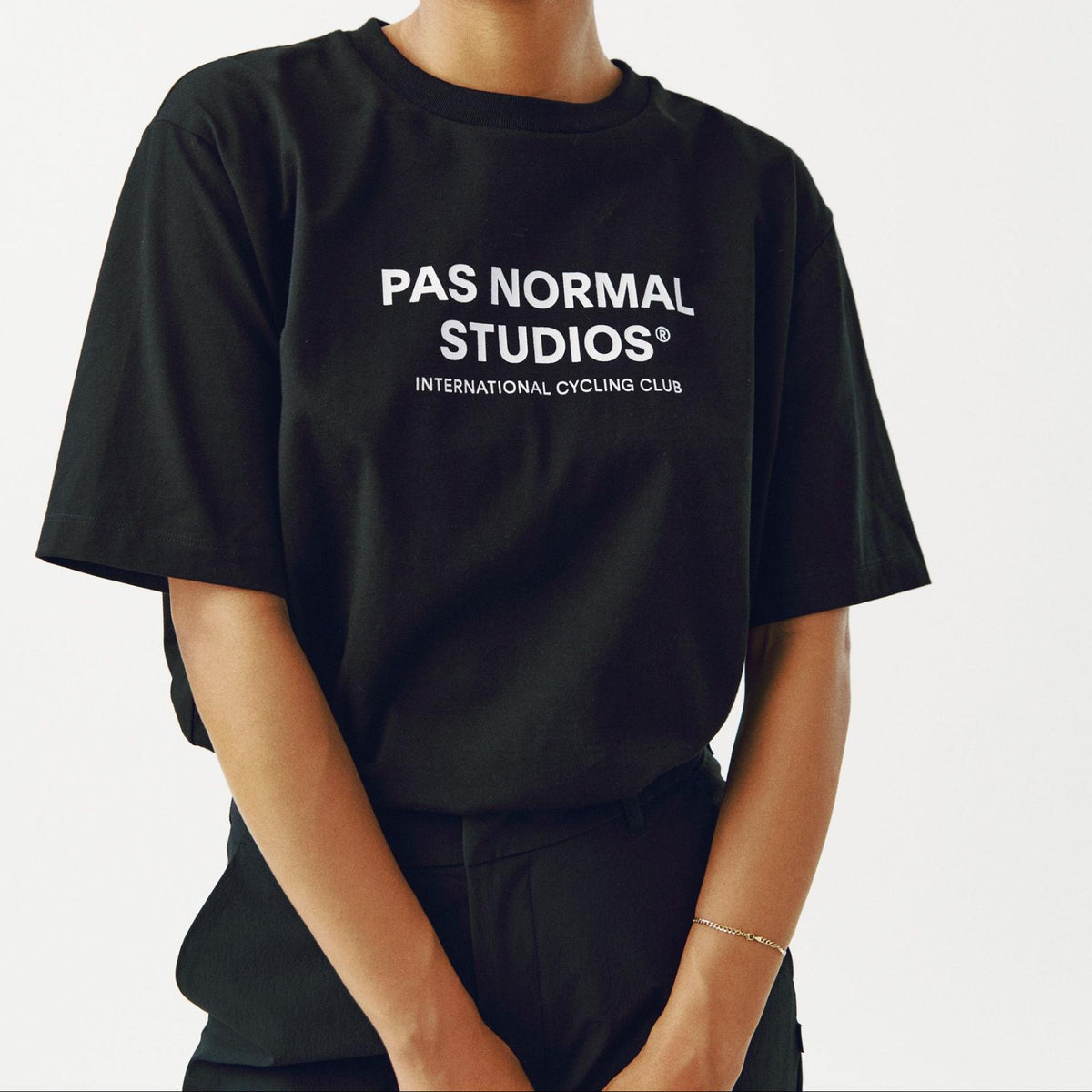 T-Shirt Pas Normal Studios Off-Race Logo - Schwarz
