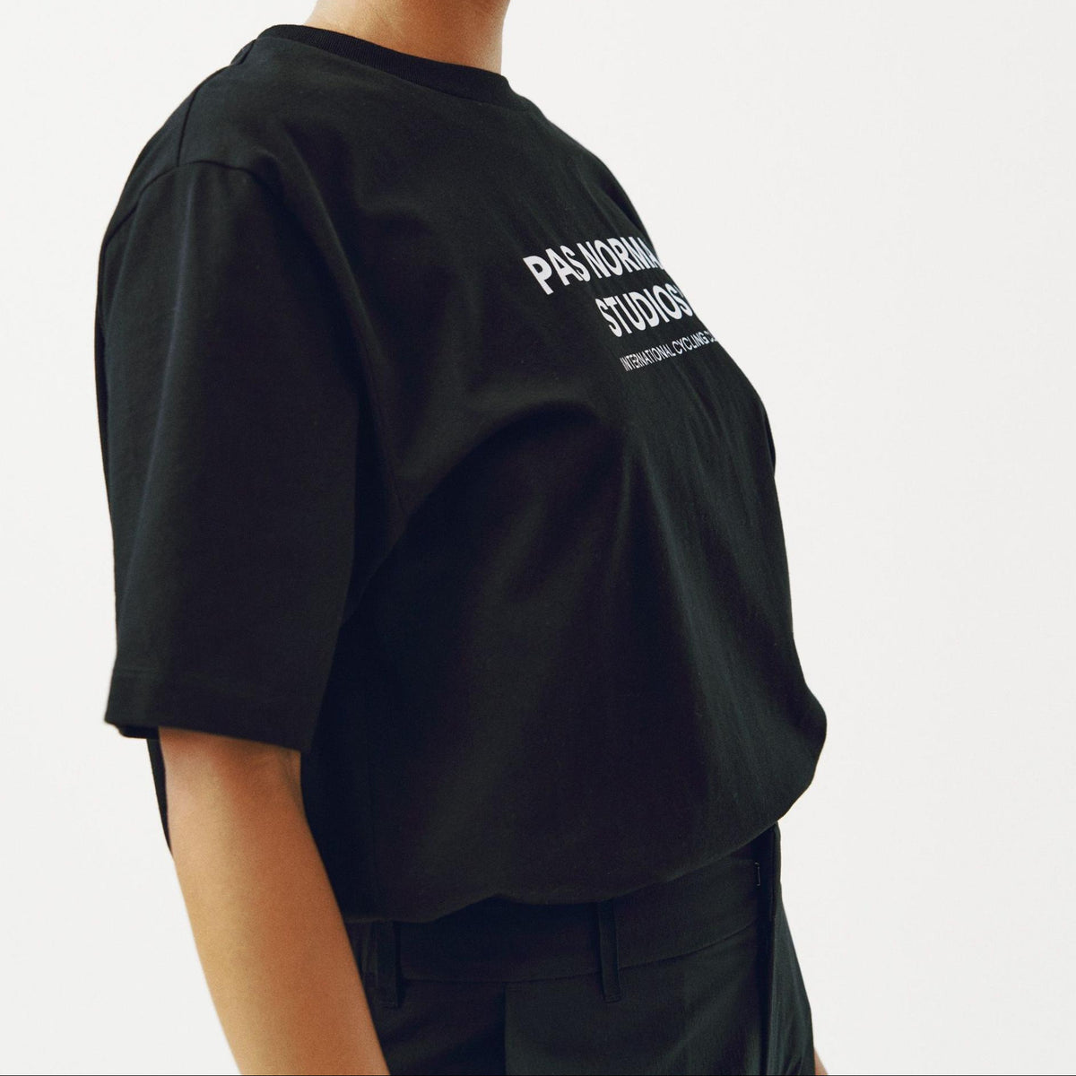 T-Shirt Pas Normal Studios Off-Race Logo - Schwarz