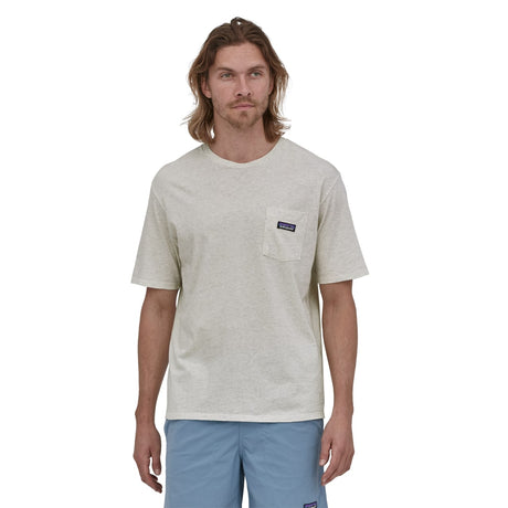 T-Shirt Patagonia Daily Pocket - Bianco Patagonia