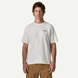 T-Shirt Patagonia P-6 Logo Responsibili-Tee - Bianco Patagonia