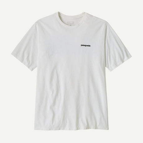 T-Shirt Patagonia P-6 Logo Responsibili-Tee - Bianco Patagonia