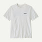 T-Shirt Patagonia P-6 Logo Responsibili-Tee - Bianco