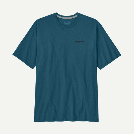 T-shirt Patagonia P-6 Logo Responsibili-Tee - Bleu vert