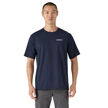 T-Shirt Patagonia P-6 Logo Responsibili-Tee - Blu scuro Patagonia