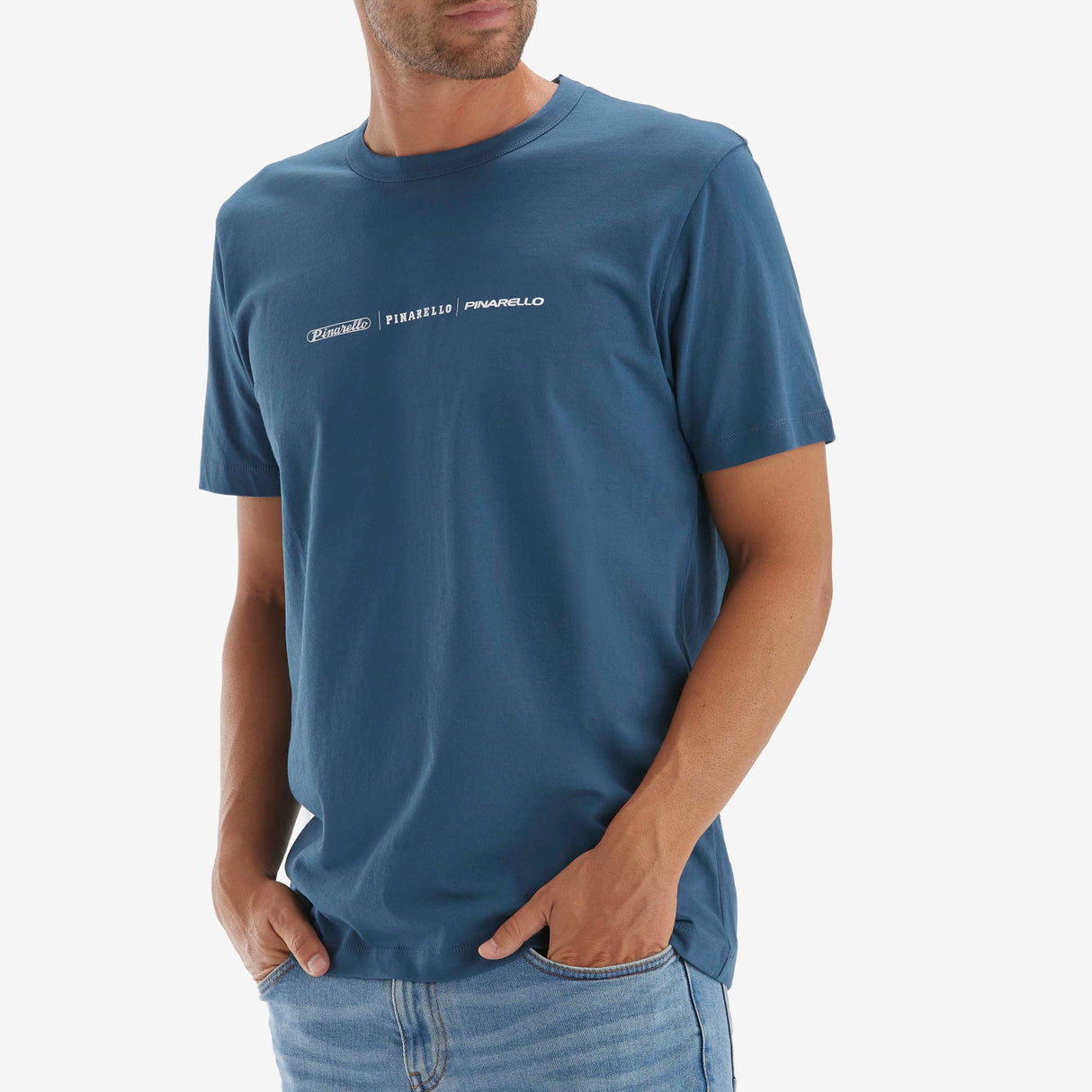 T-Shirt Pinarello Evolution - Blu Pinarello