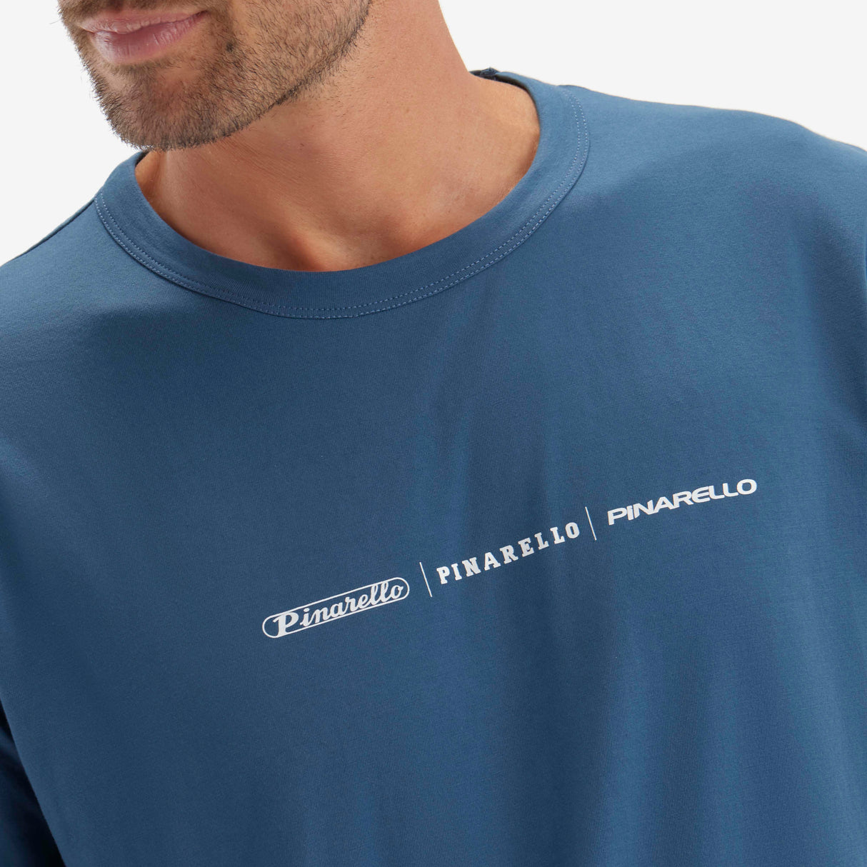 T-Shirt Pinarello Evolution - Blu Pinarello