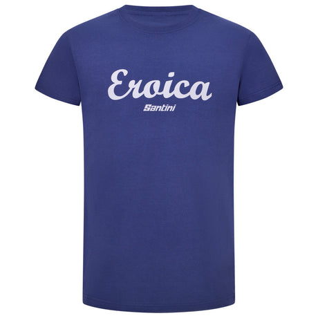 T-shirt Santini Eroica Cipressi - Bleu