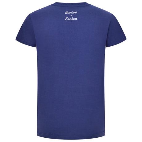 T-shirt Santini Eroica Cipressi - Bleu