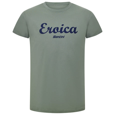 T-shirt Santini Eroica Cipressi - Vert