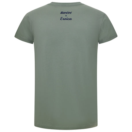 T-shirt Santini Eroica Cipressi - Vert