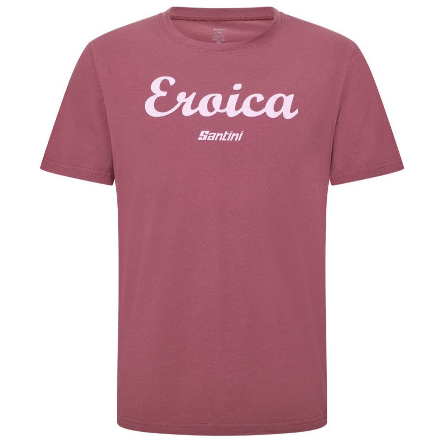 T-Shirt Santini Eroica Strada - Rosa Santini