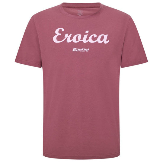 T-Shirt Santini Eroica Strada - Rose