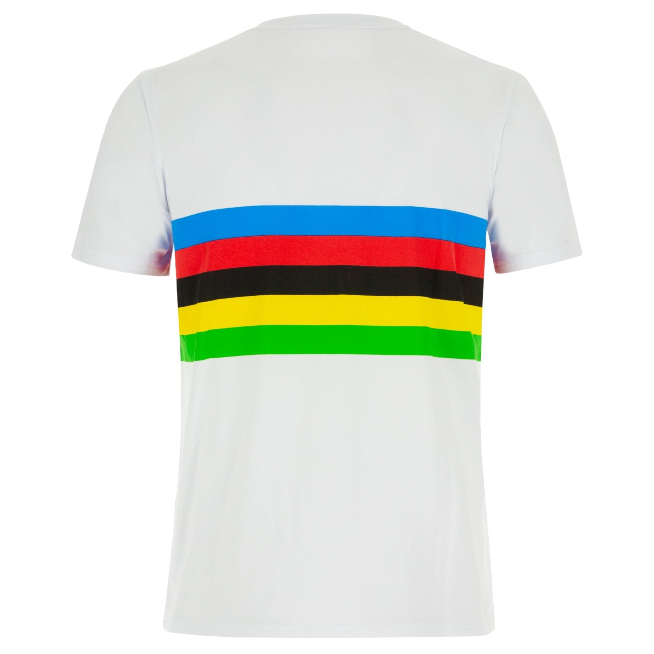 T-Shirt Santini UCI Campione del Mondo Iride - Bianco Santini
