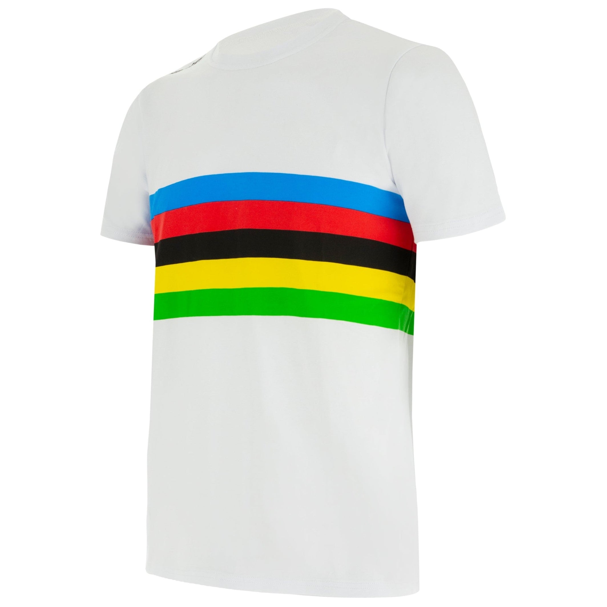 T-Shirt Santini UCI Campione del Mondo Iride - Bianco Santini