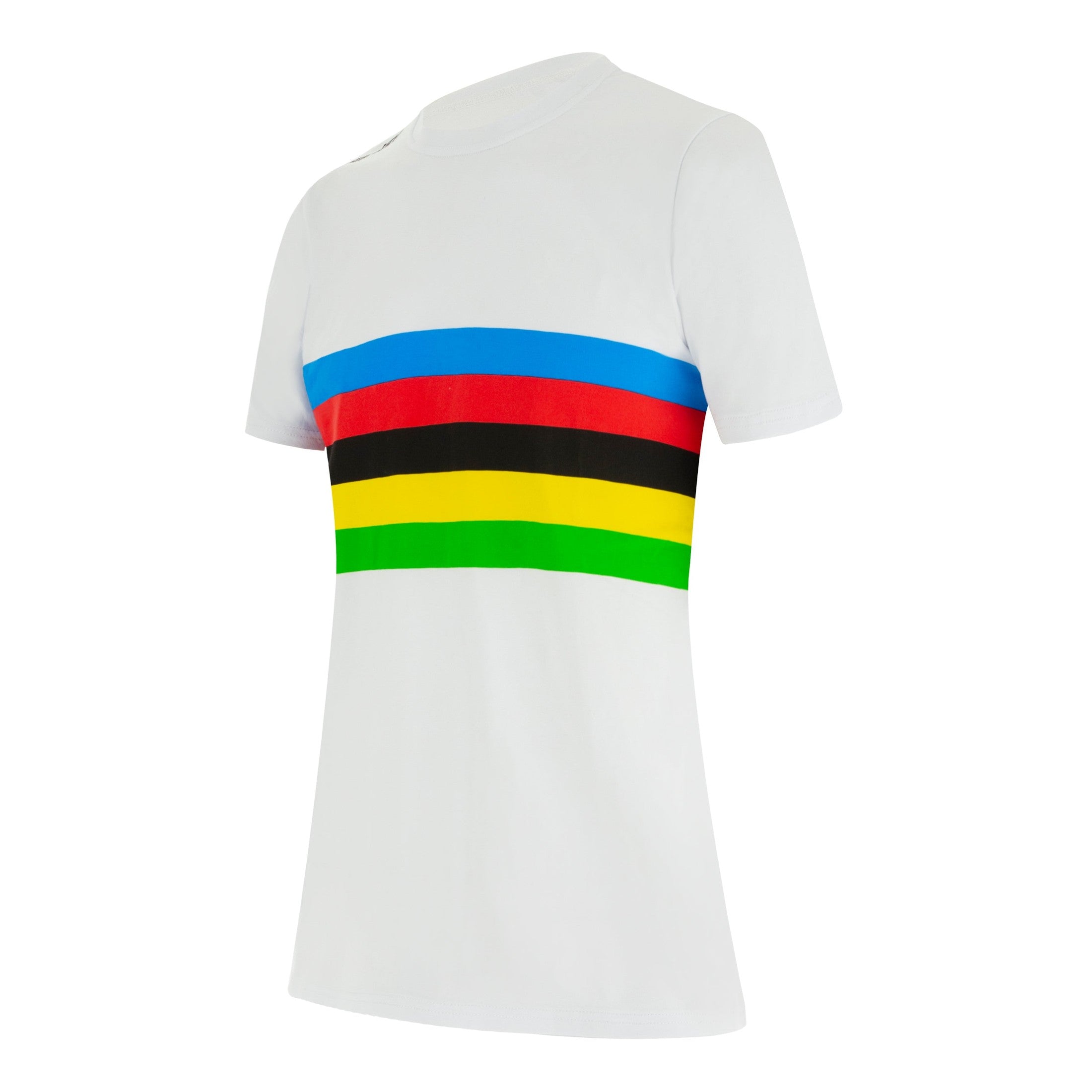 T-Shirt Santini donna UCI Campione del Mondo Iride - Bianco Santini