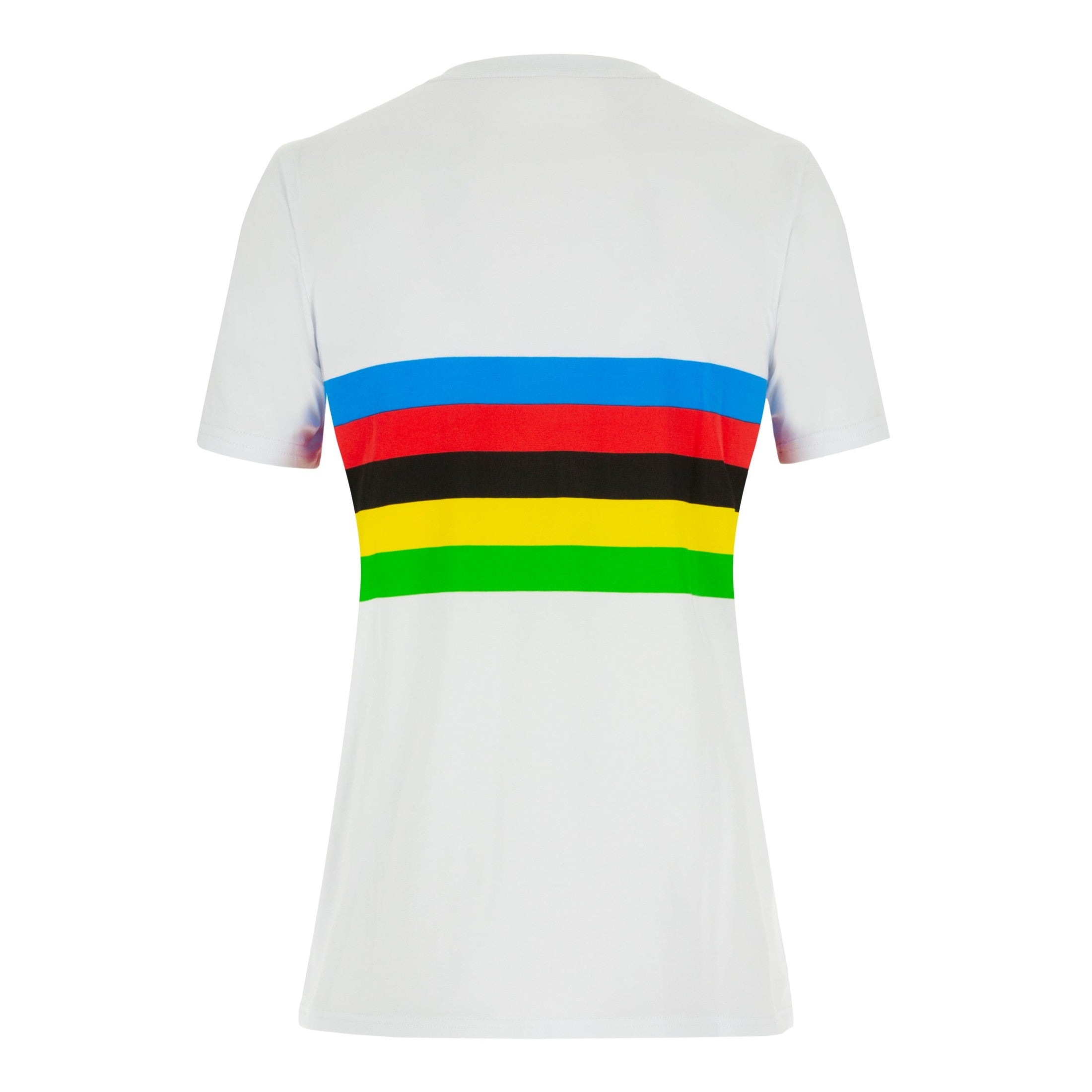 T-Shirt Santini donna UCI Campione del Mondo Iride - Bianco Santini