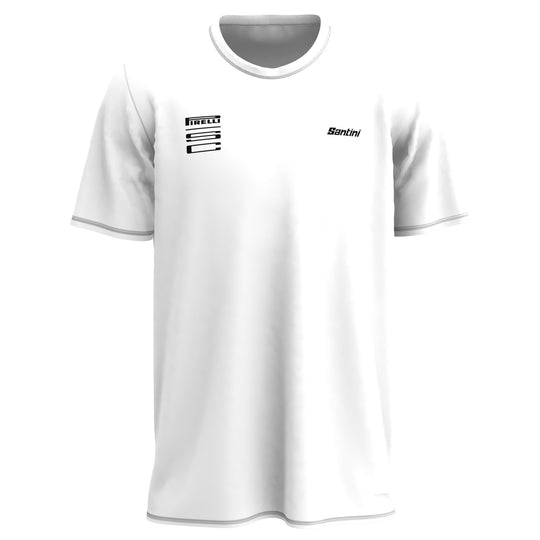 Santini x PIRELLI Rad T-Shirt - Weiss