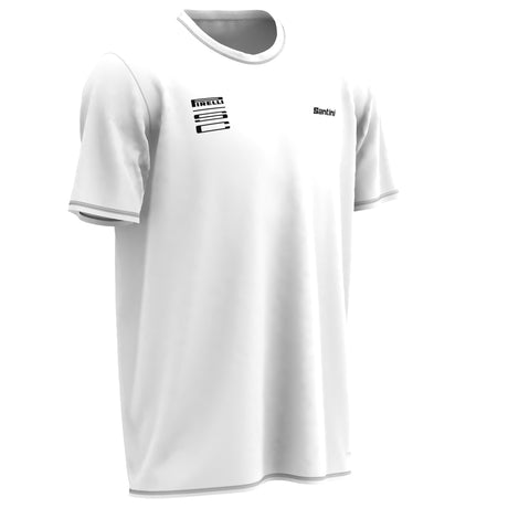T-Shirt Santini x PIRELLI Ruota - Bianco Santini