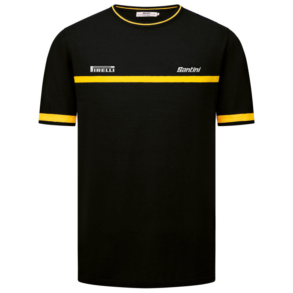 T-Shirt Santini x PIRELLI Sport Club - Nero Santini