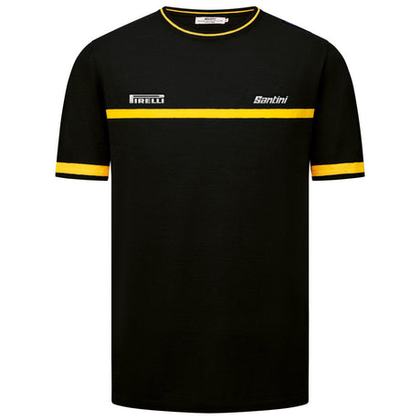 Santini x PIRELLI Sport Club T-Shirt - Black