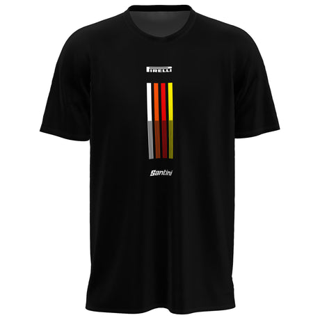 T-Shirt Santini x PIRELLI Tape - Nero Santini