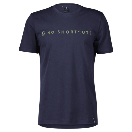 T-Shirt Scott No Shortcuts - Blu Scott