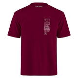 T-Shirt Strade Bianche Colline - Bordeaux Strade Bianche