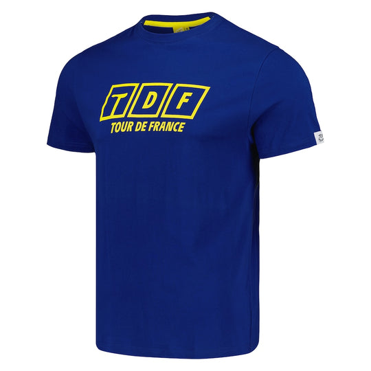 T-Shirt Tour de France Slogan - Blue