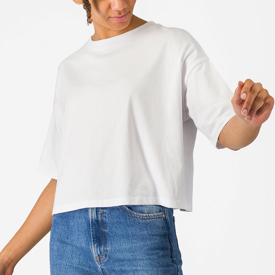 T-Shirt donna Castelli Logo - Bianco