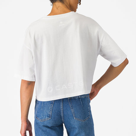 Castelli Logo frau t-shirt - Weiss