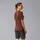 T-Shirt donna La Passione Leaf - Marrone mattone La Passione