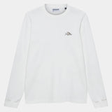T-Shirt maniche lunghe Cafe du Cycliste Marylou - Bianco Café du Cycliste