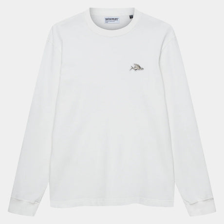 Cafe du Cycliste Marylou long sleeve T-Shirt - White