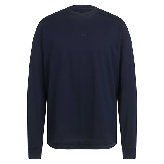 T-Shirt manga larga Rapha Cotton - Azul