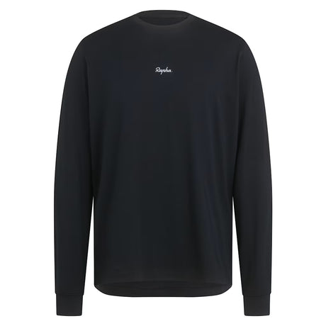 T-Shirt maniche lunghe Rapha Cotton - Nero Rapha