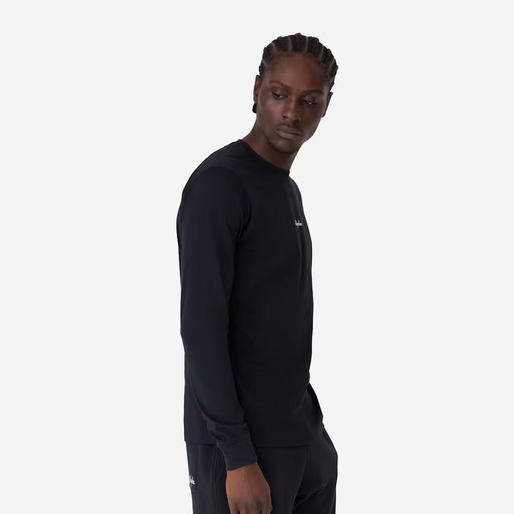 T-Shirt maniche lunghe Rapha Cotton - Nero Rapha