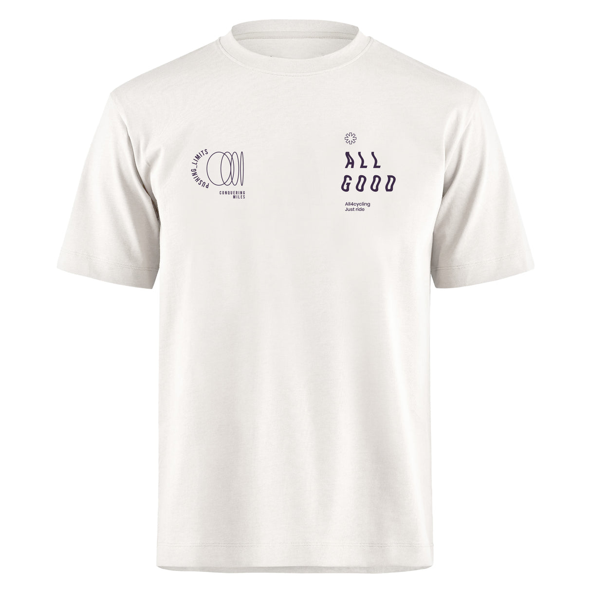 T-shirt All Good - Bianco All4cycling