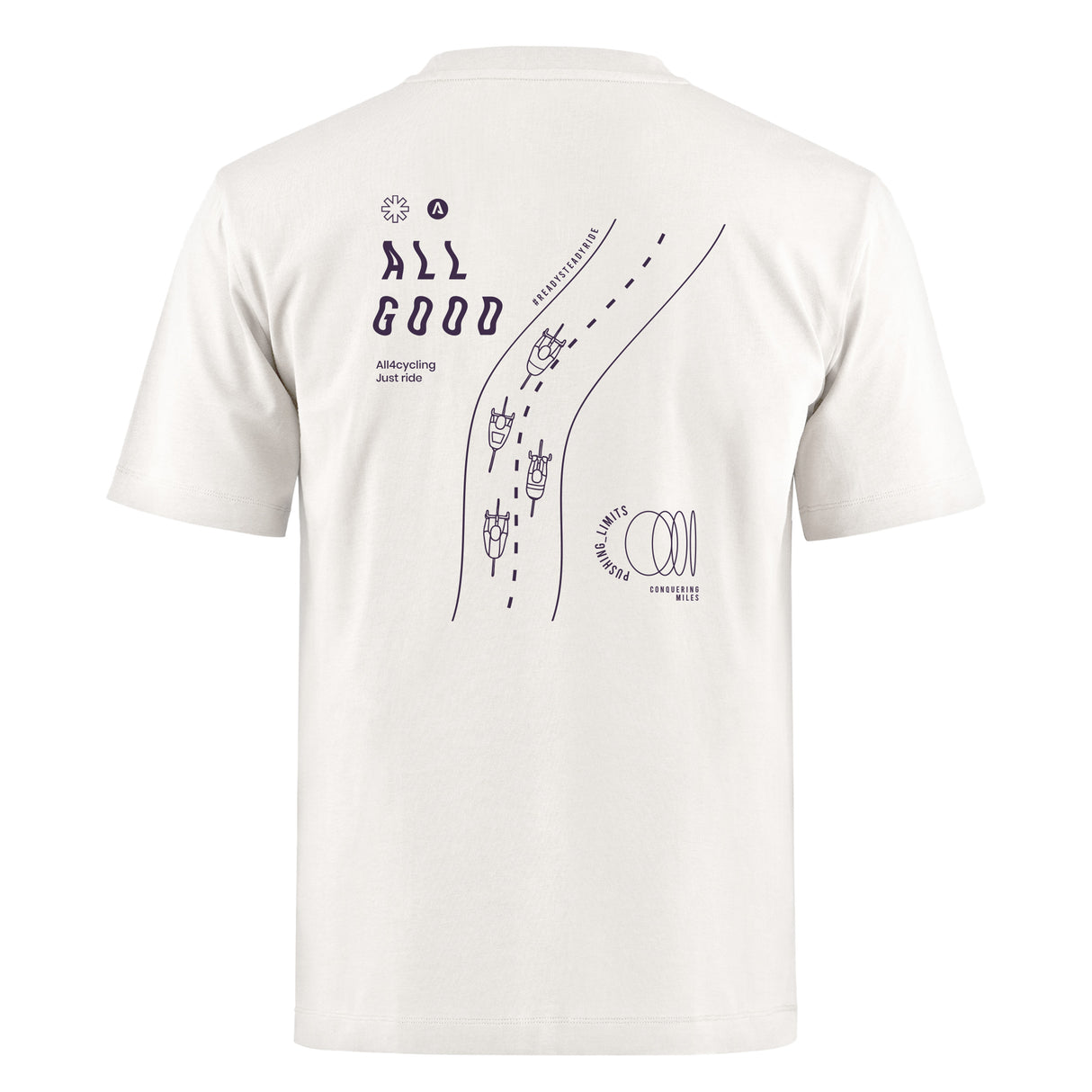 T-shirt All Good - Bianco All4cycling