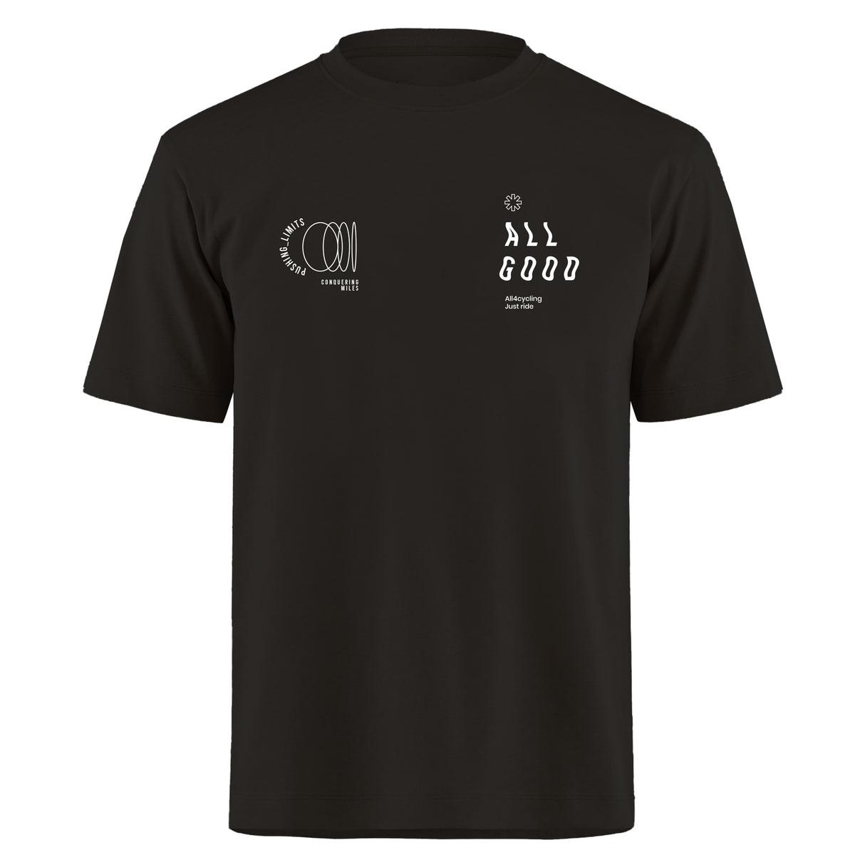 T-shirt All Good - Nero All4cycling