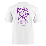 T-Shirt Ride or Die - Weiß
