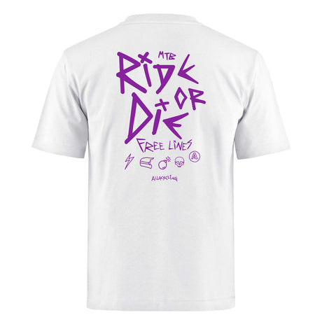 T-shirt Ride or Die - Blanc