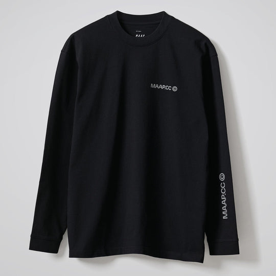 T-shirt maniche lunghe Maap Essentials CC - Nero